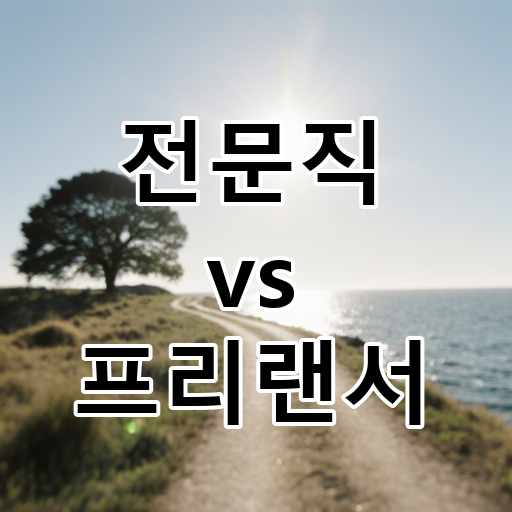 전문직 vs 프리랜서: 안정성과 자유, 당신의 커리어 목표는? 대표 이미지