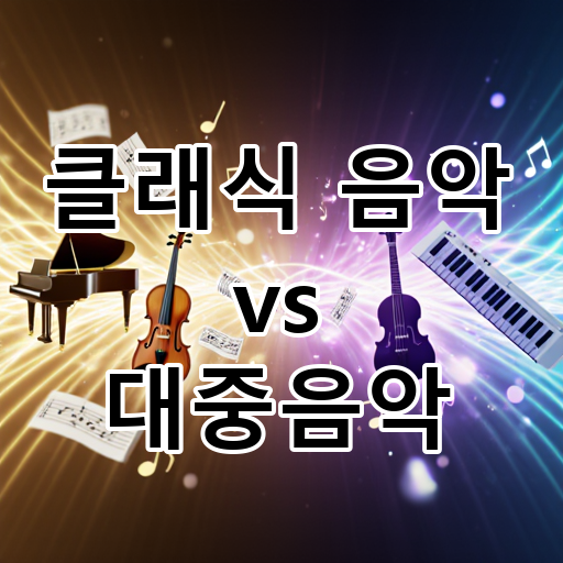 클래식 음악 vs 대중음악: 시대를 초월한 감동 vs 트렌디한 즐거움, 당신의 귀를 사로잡는 장르는? 대표 이미지