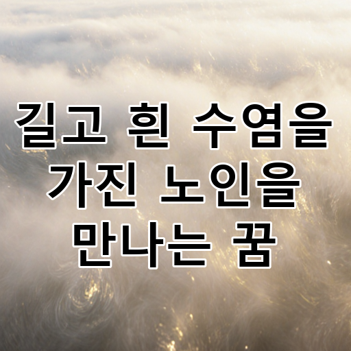길고 흰 수염을 가진 노인을 만나는 꿈 대표 이미지