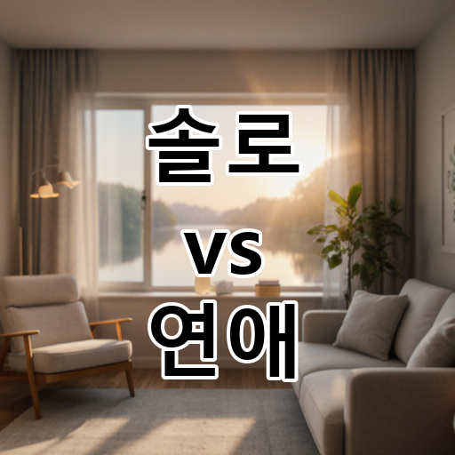 솔로 vs 연애: 자유로운 개인 생활 vs 함께하는 행복, 당신의 선택은? 대표 이미지