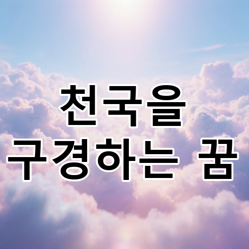천국을 구경하는 꿈 대표 이미지