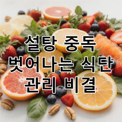 설탕 중독 벗어나는 식단 관리 비결 대표 이미지