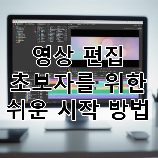 영상 편집 초보자를 위한 쉬운 시작 방법 대표 이미지