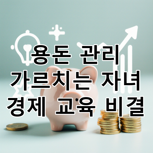 용돈 관리 가르치는 자녀 경제 교육 비결 대표 이미지