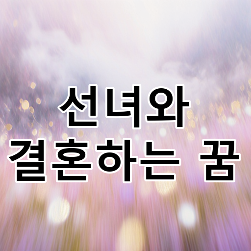 선녀와 결혼하는 꿈 대표 이미지