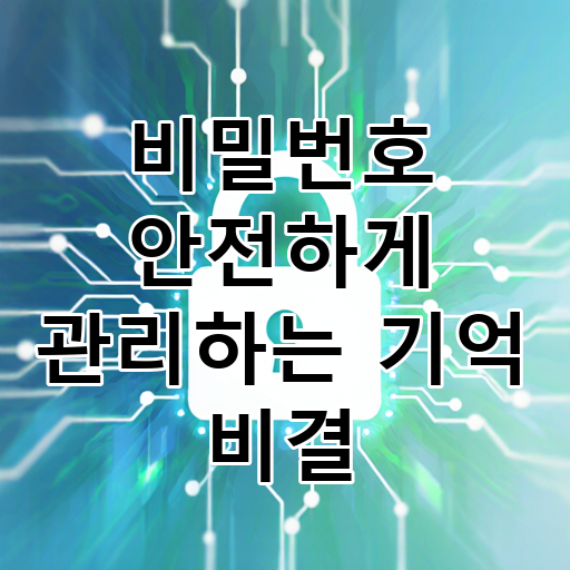 비밀번호 안전하게 관리하는 기억 비결 대표 이미지