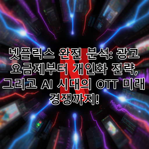 넷플릭스 완전 분석: 광고 요금제부터 개인화 전략, 그리고 AI 시대의 OTT 미래 경쟁까지! 대표 이미지