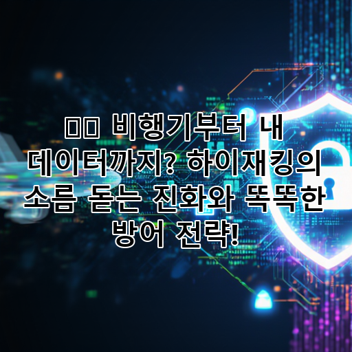⚠️ 비행기부터 내 데이터까지? 하이재킹의 소름 돋는 진화와 똑똑한 방어 전략! 대표 이미지